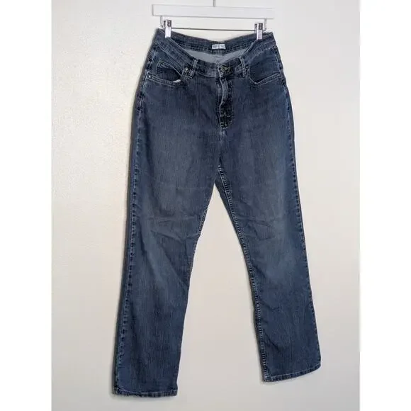 Riders By Lee Jeans Women’s 12P Blue Classic Fit Straight Leg Stretch Denim - Picture 2 of 8